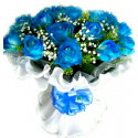 Elegance c/ 20 Rosas Azuis